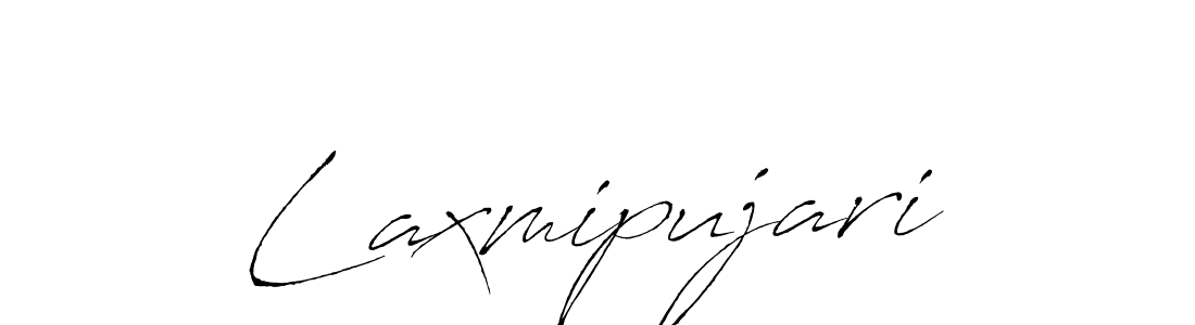 You should practise on your own different ways (Antro_Vectra) to write your name (Laxmipujari) in signature. don't let someone else do it for you. Laxmipujari signature style 6 images and pictures png