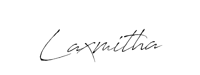 You should practise on your own different ways (Antro_Vectra) to write your name (Laxmitha) in signature. don't let someone else do it for you. Laxmitha signature style 6 images and pictures png