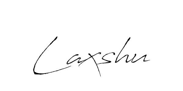 Use a signature maker to create a handwritten signature online. With this signature software, you can design (Antro_Vectra) your own signature for name Laxshu. Laxshu signature style 6 images and pictures png