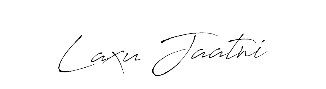 Laxu Jaatni stylish signature style. Best Handwritten Sign (Antro_Vectra) for my name. Handwritten Signature Collection Ideas for my name Laxu Jaatni. Laxu Jaatni signature style 6 images and pictures png