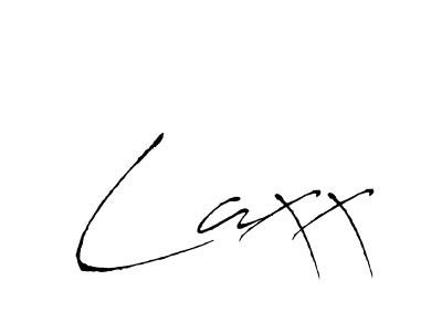 Make a beautiful signature design for name Laxx. With this signature (Antro_Vectra) style, you can create a handwritten signature for free. Laxx signature style 6 images and pictures png