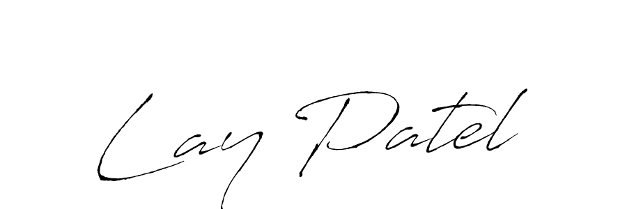 Create a beautiful signature design for name Lay Patel. With this signature (Antro_Vectra) fonts, you can make a handwritten signature for free. Lay Patel signature style 6 images and pictures png