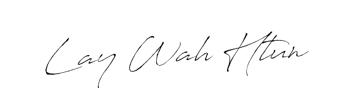 Also we have Lay Wah Htun name is the best signature style. Create professional handwritten signature collection using Antro_Vectra autograph style. Lay Wah Htun signature style 6 images and pictures png