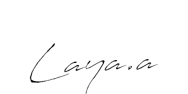 Use a signature maker to create a handwritten signature online. With this signature software, you can design (Antro_Vectra) your own signature for name Laya.a. Laya.a signature style 6 images and pictures png