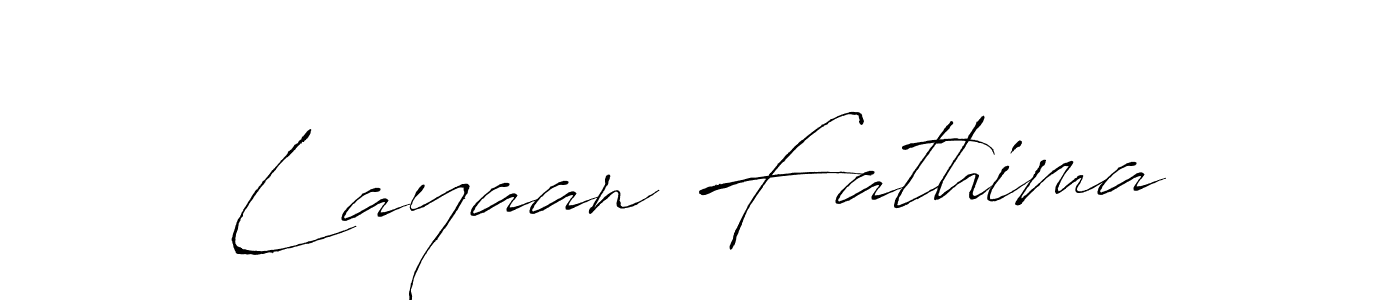 How to make Layaan Fathima signature? Antro_Vectra is a professional autograph style. Create handwritten signature for Layaan Fathima name. Layaan Fathima signature style 6 images and pictures png