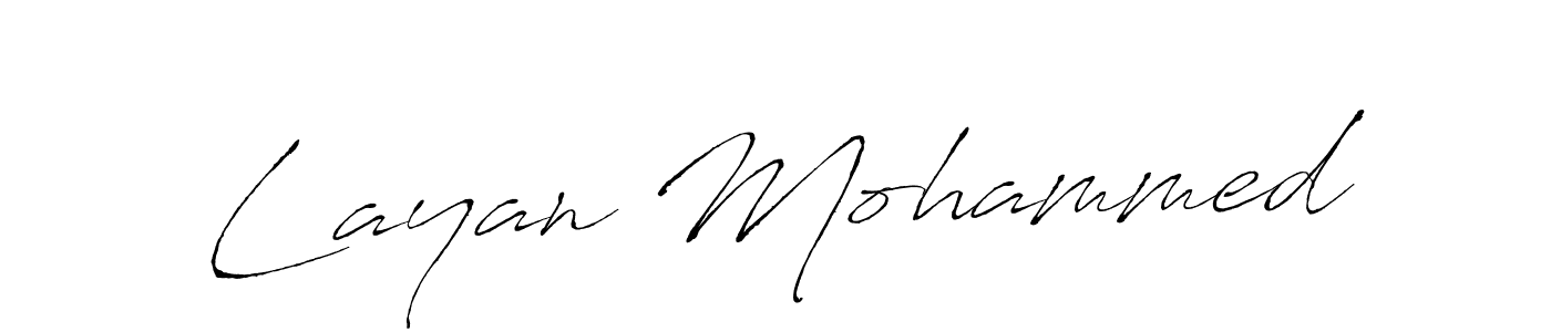 Use a signature maker to create a handwritten signature online. With this signature software, you can design (Antro_Vectra) your own signature for name Layan Mohammed. Layan Mohammed signature style 6 images and pictures png