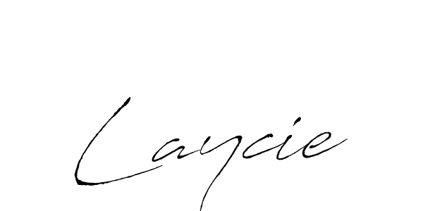 Laycie stylish signature style. Best Handwritten Sign (Antro_Vectra) for my name. Handwritten Signature Collection Ideas for my name Laycie. Laycie signature style 6 images and pictures png