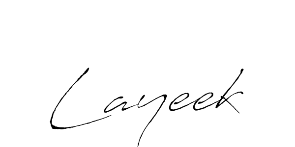 How to make Layeek name signature. Use Antro_Vectra style for creating short signs online. This is the latest handwritten sign. Layeek signature style 6 images and pictures png