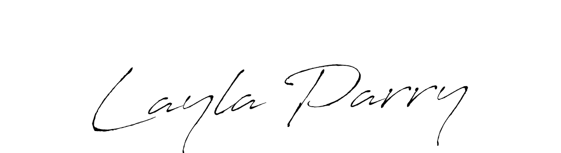 Layla Parry stylish signature style. Best Handwritten Sign (Antro_Vectra) for my name. Handwritten Signature Collection Ideas for my name Layla Parry. Layla Parry signature style 6 images and pictures png