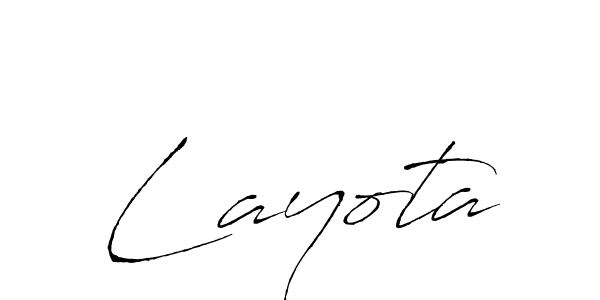 Design your own signature with our free online signature maker. With this signature software, you can create a handwritten (Antro_Vectra) signature for name Layota. Layota signature style 6 images and pictures png