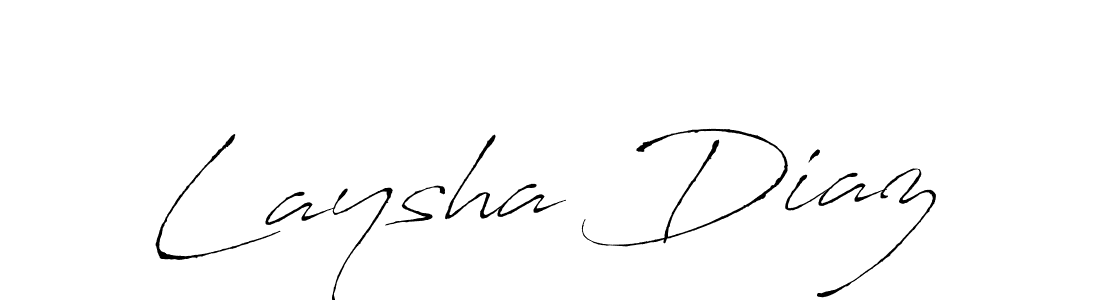 Design your own signature with our free online signature maker. With this signature software, you can create a handwritten (Antro_Vectra) signature for name Laysha Diaz. Laysha Diaz signature style 6 images and pictures png