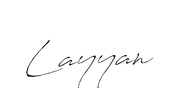 You should practise on your own different ways (Antro_Vectra) to write your name (Layyan) in signature. don't let someone else do it for you. Layyan signature style 6 images and pictures png