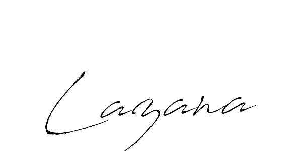 The best way (Antro_Vectra) to make a short signature is to pick only two or three words in your name. The name Lazana include a total of six letters. For converting this name. Lazana signature style 6 images and pictures png