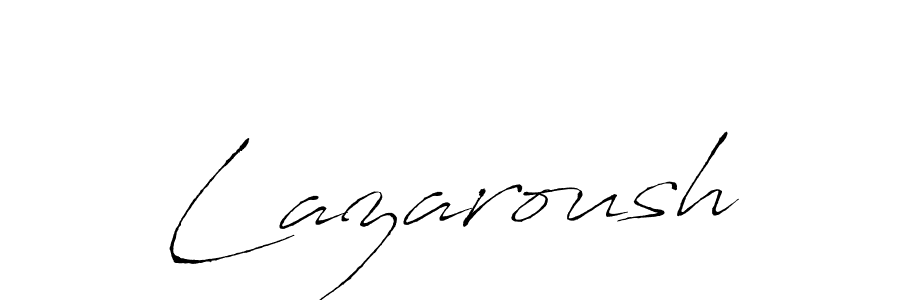 Use a signature maker to create a handwritten signature online. With this signature software, you can design (Antro_Vectra) your own signature for name Lazaroush. Lazaroush signature style 6 images and pictures png