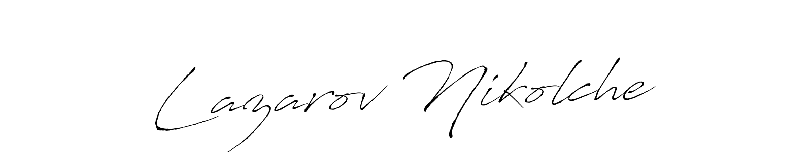 See photos of Lazarov Nikolche official signature by Spectra . Check more albums & portfolios. Read reviews & check more about Antro_Vectra font. Lazarov Nikolche signature style 6 images and pictures png