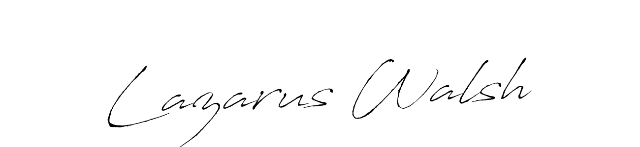 Also we have Lazarus Walsh name is the best signature style. Create professional handwritten signature collection using Antro_Vectra autograph style. Lazarus Walsh signature style 6 images and pictures png