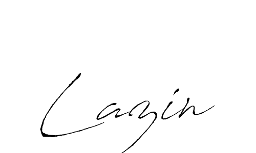 How to make Lazin signature? Antro_Vectra is a professional autograph style. Create handwritten signature for Lazin name. Lazin signature style 6 images and pictures png