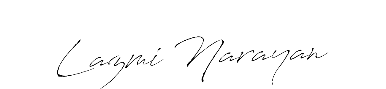 Similarly Antro_Vectra is the best handwritten signature design. Signature creator online .You can use it as an online autograph creator for name Lazmi Narayan. Lazmi Narayan signature style 6 images and pictures png