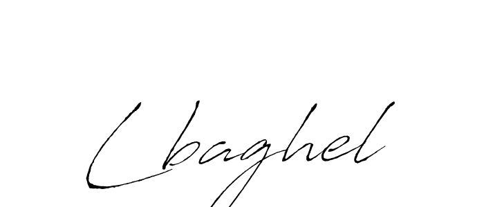 Use a signature maker to create a handwritten signature online. With this signature software, you can design (Antro_Vectra) your own signature for name Lbaghel. Lbaghel signature style 6 images and pictures png