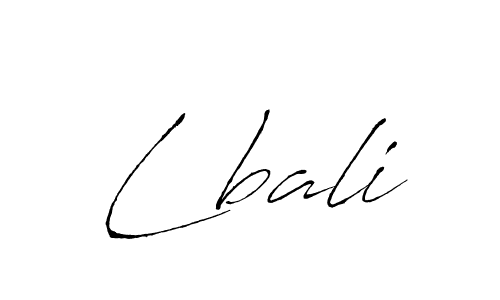 Create a beautiful signature design for name Lbali. With this signature (Antro_Vectra) fonts, you can make a handwritten signature for free. Lbali signature style 6 images and pictures png