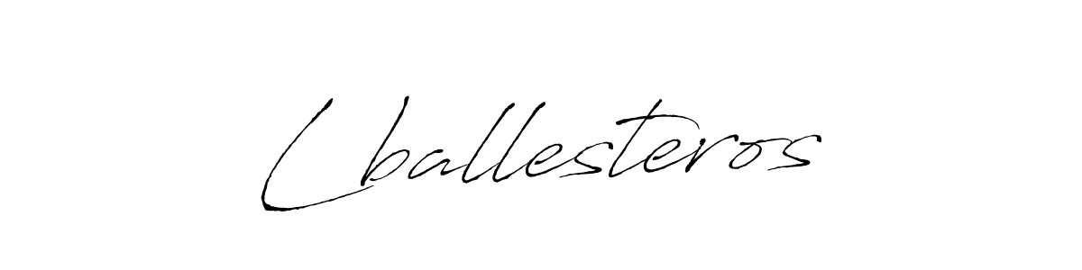 Once you've used our free online signature maker to create your best signature Antro_Vectra style, it's time to enjoy all of the benefits that Lballesteros name signing documents. Lballesteros signature style 6 images and pictures png