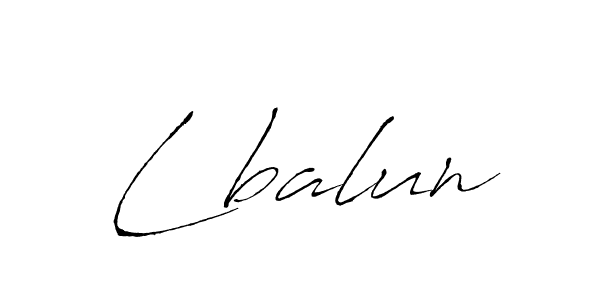 Once you've used our free online signature maker to create your best signature Antro_Vectra style, it's time to enjoy all of the benefits that Lbalun name signing documents. Lbalun signature style 6 images and pictures png