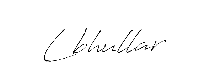 Lbhullar stylish signature style. Best Handwritten Sign (Antro_Vectra) for my name. Handwritten Signature Collection Ideas for my name Lbhullar. Lbhullar signature style 6 images and pictures png