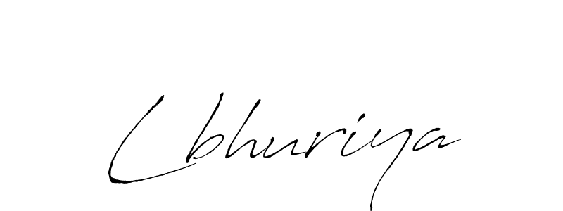 Lbhuriya stylish signature style. Best Handwritten Sign (Antro_Vectra) for my name. Handwritten Signature Collection Ideas for my name Lbhuriya. Lbhuriya signature style 6 images and pictures png