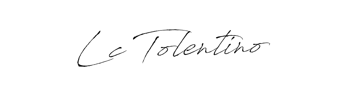 How to Draw Lc Tolentino signature style? Antro_Vectra is a latest design signature styles for name Lc Tolentino. Lc Tolentino signature style 6 images and pictures png