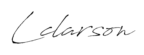 The Antro_Vectra typeface gives name Lclarson a refined look. Suitable for certificates, diplomas, and official verification. Lclarson signature style 6 images and pictures png