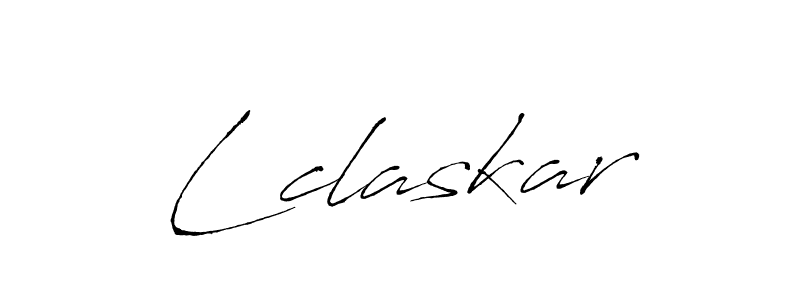 Use a signature maker to create a handwritten signature online. With this signature software, you can design (Antro_Vectra) your own signature for name Lclaskar. Lclaskar signature style 6 images and pictures png