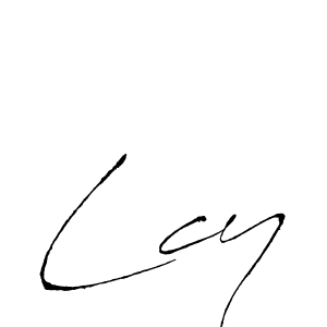 The best way (Antro_Vectra) to make a short signature is to pick only two or three words in your name. The name Lcy include a total of six letters. For converting this name. Lcy signature style 6 images and pictures png