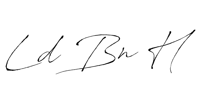 The best way (Antro_Vectra) to make a short signature is to pick only two or three words in your name. The name Ld Bn H include a total of six letters. For converting this name. Ld Bn H signature style 6 images and pictures png