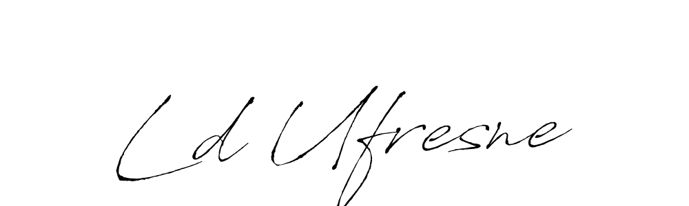 Use a signature maker to create a handwritten signature online. With this signature software, you can design (Antro_Vectra) your own signature for name Ld Ufresne. Ld Ufresne signature style 6 images and pictures png