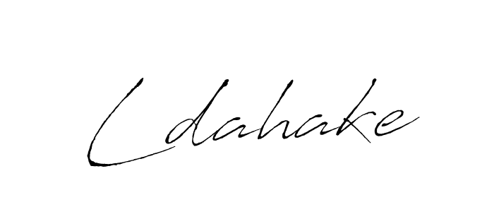 How to Draw Ldahake signature style? Antro_Vectra is a latest design signature styles for name Ldahake. Ldahake signature style 6 images and pictures png
