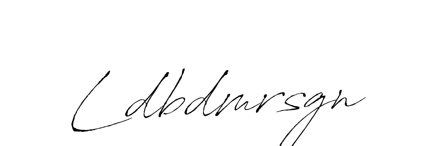 Make a beautiful signature design for name Ldbdmrsgn. With this signature (Antro_Vectra) style, you can create a handwritten signature for free. Ldbdmrsgn signature style 6 images and pictures png