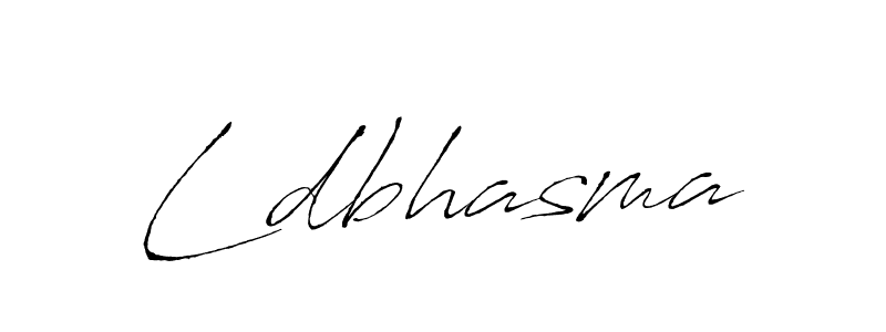 Use a signature maker to create a handwritten signature online. With this signature software, you can design (Antro_Vectra) your own signature for name Ldbhasma. Ldbhasma signature style 6 images and pictures png
