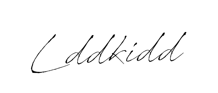 if you are searching for the best signature style for your name Lddkidd. so please give up your signature search. here we have designed multiple signature styles  using Antro_Vectra. Lddkidd signature style 6 images and pictures png