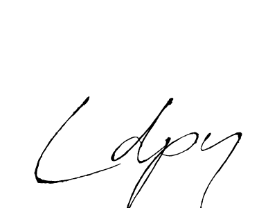 Design your own signature with our free online signature maker. With this signature software, you can create a handwritten (Antro_Vectra) signature for name Ldpy. Ldpy signature style 6 images and pictures png