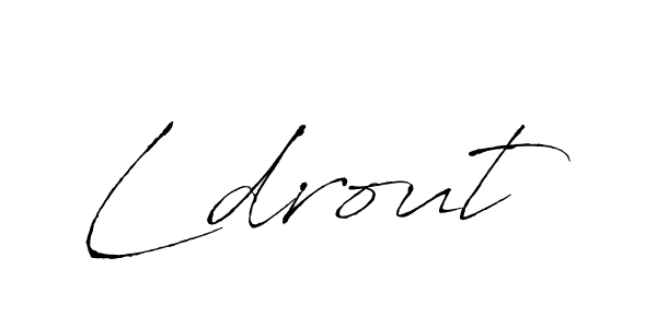 Ldrout stylish signature style. Best Handwritten Sign (Antro_Vectra) for my name. Handwritten Signature Collection Ideas for my name Ldrout. Ldrout signature style 6 images and pictures png