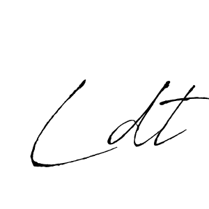 Create a beautiful signature design for name Ldt. With this signature (Antro_Vectra) fonts, you can make a handwritten signature for free. Ldt signature style 6 images and pictures png