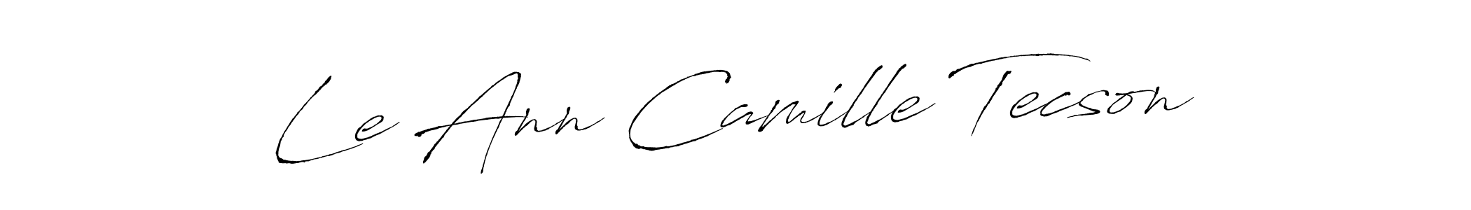 Design your own signature with our free online signature maker. With this signature software, you can create a handwritten (Antro_Vectra) signature for name Le Ann Camille Tecson. Le Ann Camille Tecson signature style 6 images and pictures png