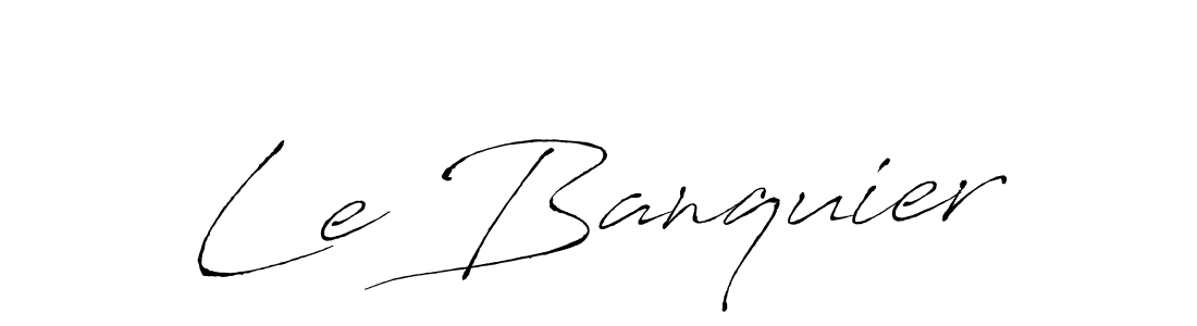 Use a signature maker to create a handwritten signature online. With this signature software, you can design (Antro_Vectra) your own signature for name Le Banquier. Le Banquier signature style 6 images and pictures png