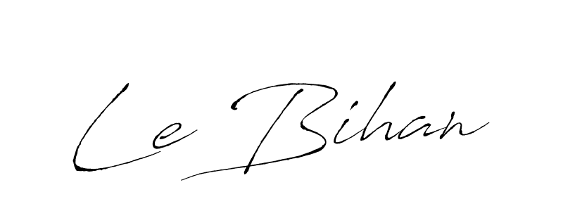 Also we have Le Bihan name is the best signature style. Create professional handwritten signature collection using Antro_Vectra autograph style. Le Bihan signature style 6 images and pictures png