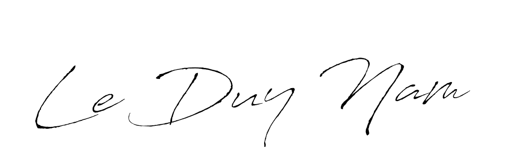 You should practise on your own different ways (Antro_Vectra) to write your name (Le Duy Nam) in signature. don't let someone else do it for you. Le Duy Nam signature style 6 images and pictures png