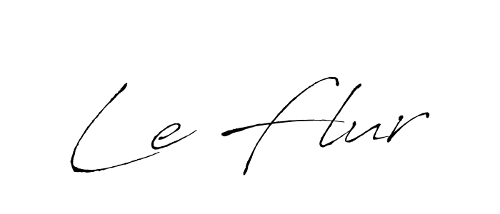 Create a beautiful signature design for name Le Flur. With this signature (Antro_Vectra) fonts, you can make a handwritten signature for free. Le Flur signature style 6 images and pictures png