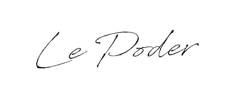 The best way (Antro_Vectra) to make a short signature is to pick only two or three words in your name. The name Le Poder include a total of six letters. For converting this name. Le Poder signature style 6 images and pictures png