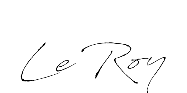 Le Roy stylish signature style. Best Handwritten Sign (Antro_Vectra) for my name. Handwritten Signature Collection Ideas for my name Le Roy. Le Roy signature style 6 images and pictures png