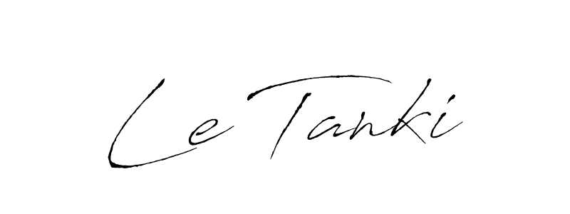 Make a beautiful signature design for name Le Tanki. Use this online signature maker to create a handwritten signature for free. Le Tanki signature style 6 images and pictures png