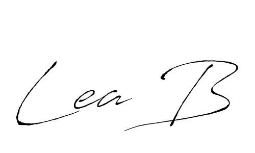 Also You can easily find your signature by using the search form. We will create Lea B name handwritten signature images for you free of cost using Antro_Vectra sign style. Lea B signature style 6 images and pictures png